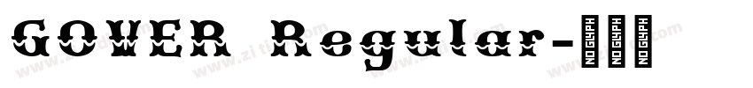GOVER Regular字体转换